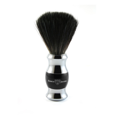 Edwin Jagger 21SB366CR Помазок черная смола, искусственный ворс Edwin Jagger 21SB366CR Помазок черная смола, искусственный ворс