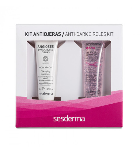 Sesderma Kit Anti-Dark Circles (Angioses + Glicare) / Набор от темных кругов вокруг глаз (Гель для век от темных кругов + Гель-контур для зоны вокруг глаз и губ), 15 мл + 15 мл Sesderma Kit Anti-Dark Circles (Angioses + Glicare) / Набор от темных кругов вокруг глаз (Гель для век от темных кругов + Гель-контур для зоны вокруг глаз и губ), 15 мл + 15 мл