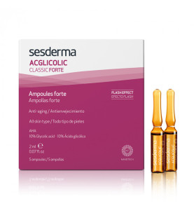 Sesderma Acglicolic Classic Forte Ampoules / Средство в ампулах форте с гликолевой кислотой, 5 шт по 2 мл Sesderma Acglicolic Classic Forte Ampoules / Средство в ампулах форте с гликолевой кислотой, 5 шт по 2 мл