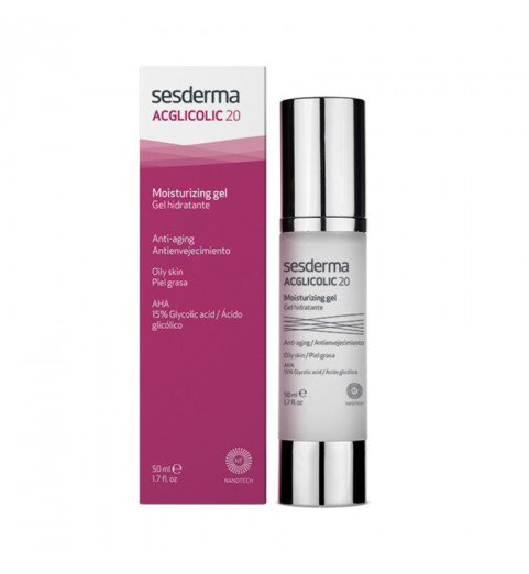 Sesderma Acglicolic 20 Moisturizing Gel / Гель увлажняющий с гликолевой кислотой, 50 мл Sesderma Acglicolic 20 Moisturizing Gel / Гель увлажняющий с гликолевой кислотой, 50 мл