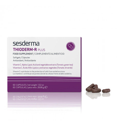 Sesderma Thioderm-R Plus Food Supplement / БАД к пище "Тиодерм-Р Плюс", 60 капсул Sesderma Thioderm-R Plus Food Supplement / БАД к пище "Тиодерм-Р Плюс", 60 капсул