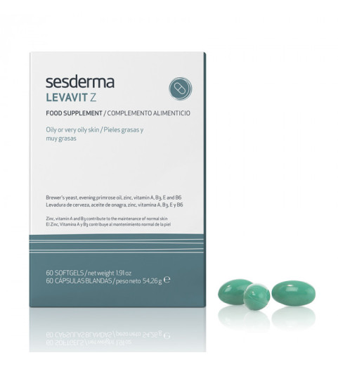Sesderma Levavit Z Food Supplement / БАД к пище "Левавит Z", 60 капсул Sesderma Levavit Z Food Supplement / БАД к пище "Левавит Z", 60 капсул