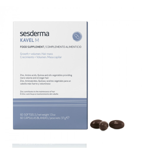 Sesderma Kavel M Food Supplement / БАД к пище "Кавел М", 60 капсул Sesderma Kavel M Food Supplement / БАД к пище "Кавел М", 60 капсул