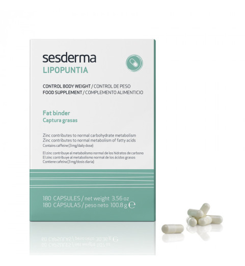 Sesderma Lipopuntia Control Body Weight Food Supplement / БАД к пище "Липопунтия - Контроль веса", 180 капсул Sesderma Lipopuntia Control Body Weight Food Supplement / БАД к пище "Липопунтия - Контроль веса", 180 капсул