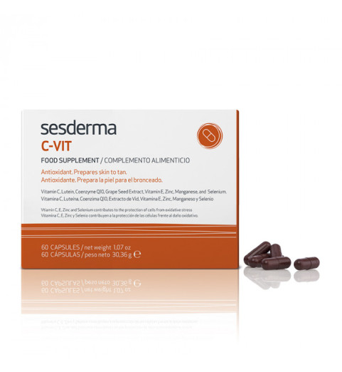 Sesderma C-Vit Food Supplement / БАД к пище "С-ВИТ", 60 капсул Sesderma C-Vit Food Supplement / БАД к пище "С-ВИТ", 60 капсул