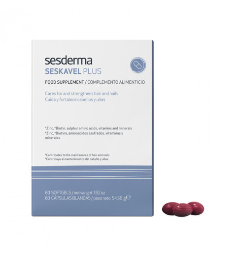 Sesderma Seskavel Plus Food Supplement / БАД к пище "Сескавел Плюс", 60 капсул Sesderma Seskavel Plus Food Supplement / БАД к пище "Сескавел Плюс", 60 капсул