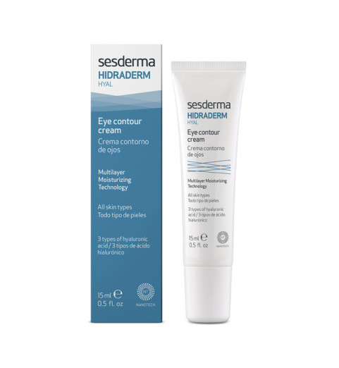 Sesderma Hidraderm Hyal Eye Contour Cream / Крем-контур для зоны вокруг глаз, 15 мл Sesderma Hidraderm Hyal Eye Contour Cream / Крем-контур для зоны вокруг глаз, 15 мл