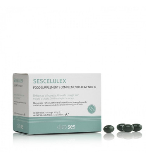 Sesderma Sescelulex Food Supplement / БАД к пище "Сесцелюлекс", 60 капсул Sesderma Sescelulex Food Supplement / БАД к пище "Сесцелюлекс", 60 капсул