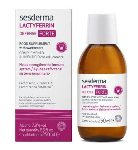 Sesderma Lactyferrin Defense Forte / Бад питьевой Лактиферрин Дефенс Форте, 250 мл Sesderma Lactyferrin Defense Forte / Бад питьевой Лактиферрин Дефенс Форте, 250 мл