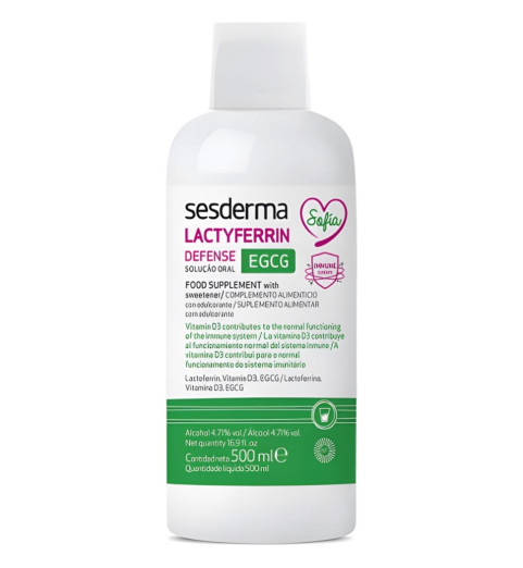 Sesderma Lactyferrin Defense EGCG / БАД Лактиферрин Дефенс EGCG, 500 мл Sesderma Lactyferrin Defense EGCG / БАД Лактиферрин Дефенс EGCG, 500 мл