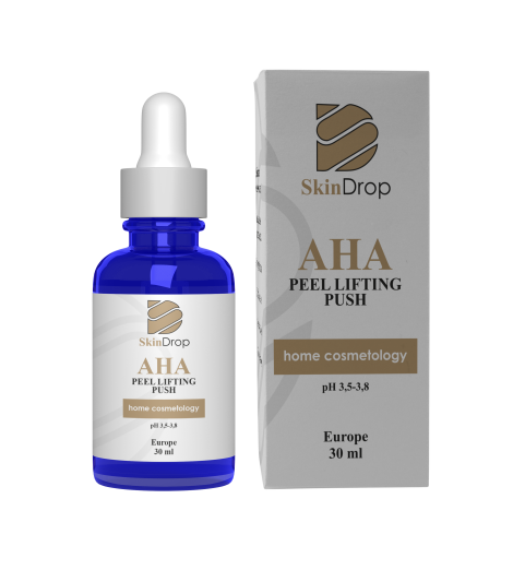 SkinDrop Aha Peel Lifting Push / Пилинг для лифтинга кожи лица с AHA кислотами 25+, 30 мл SkinDrop Aha Peel Lifting Push / Пилинг для лифтинга кожи лица с AHA кислотами 25+, 30 мл