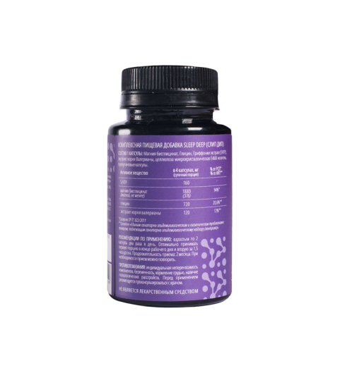 Nooteria Labs Sleep Deep / Комплекс для улучшения качества сна, 80 капсул Nooteria Labs Sleep Deep / Комплекс для улучшения качества сна, 80 капсул