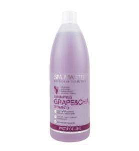 Spa Master Laminating Shampoo pH 4,5 / Ламинирующий шампунь для защиты волос с виноградом и чиа, 970 мл
