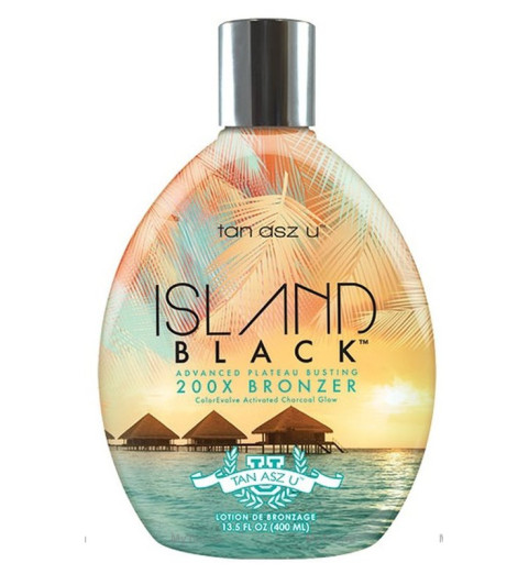 Tan Asz U Island Black 200X Bronzer / Экзотический питательный-лосьон, пробивающий плато загара, 400 мл Tan Asz U Island Black 200X Bronzer / Экзотический питательный-лосьон, пробивающий плато загара, 400 мл