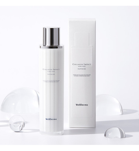 WellDerma Sapphire Collagen Impact Hydro Toner / Увлажняющий и омолаживающий тоник c коллагеном, 100 мл WellDerma Sapphire Collagen Impact Hydro Toner / Увлажняющий и омолаживающий тоник c коллагеном, 100 мл